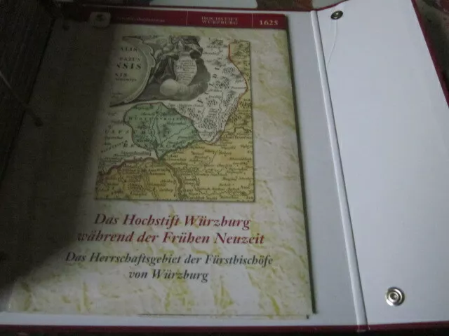 Dtsch.Geschichte in Historischen Karten 1625 Hochstift Würzburg Fürstbischöfe