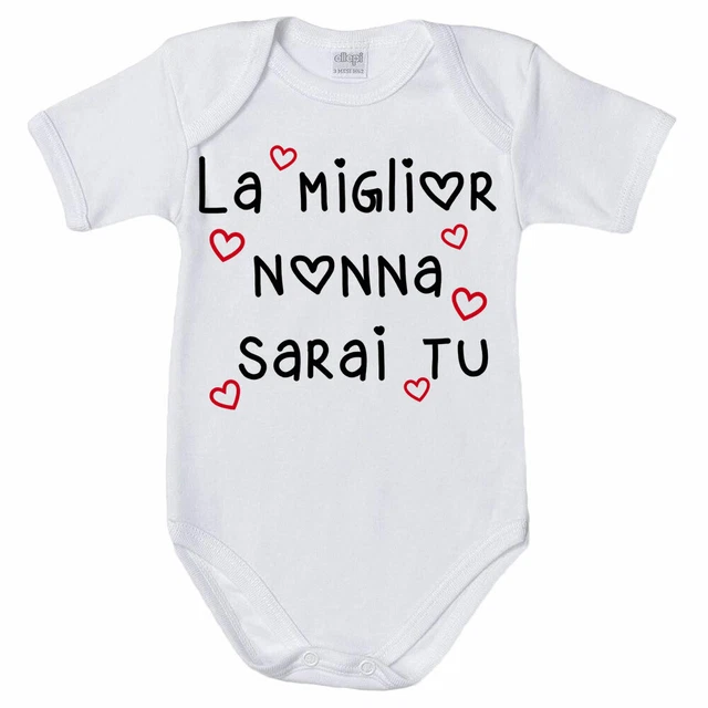 Body Neonato 'Da Grande Farò La Palestrata' — 100% Cotone Certificato OEKO-TEX, Taglie Da 1 A 36 Mesi