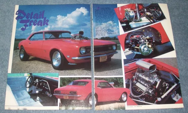 1968 Chevy Camaro Vintage Street Machine Article "Detail Freak"