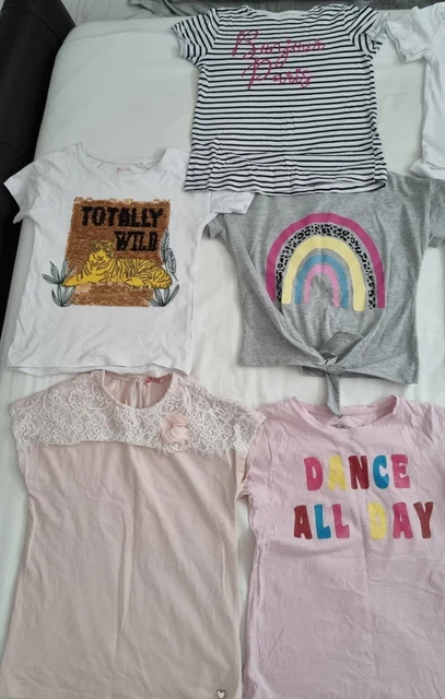 Girls Age 8 Summer Clothes Bundle Leggings Shorts Tops Playsuit Dress Jumper 2