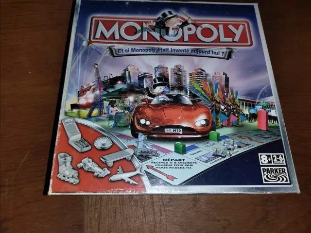 Et si Monopoly était inventé aujourd'hui ? - Parker - Banque Électronique -  Ludessimo - jeux de société - jeux et jouets d'occasion - loisirs créatifs  - vente en ligne