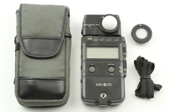 Tested [Exc+5 w/Strap Case] Minolta Flash Meter IV Light Meter From JAPAN