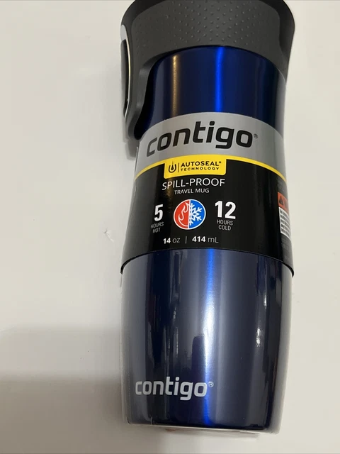 Contigo Spill-Proof Travel Mug  Autoseal 14 oz Dark Blue BPA Free NEW