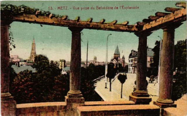 CPA AK METZ - View taken from the Belvedere de l'Esplanade (651040)
