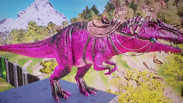 ARK Survival Ascended Giganotosaurus (Giga) Tek 305M Silver PVE - Foto 14