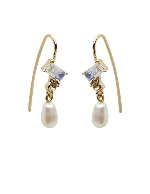Mimco pearl earrings sales