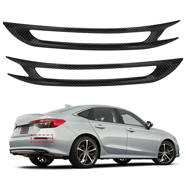 FOR HONDA CIVIC 11th Gen 2022Up Rear Bumper Reflector Fog Light Cover
