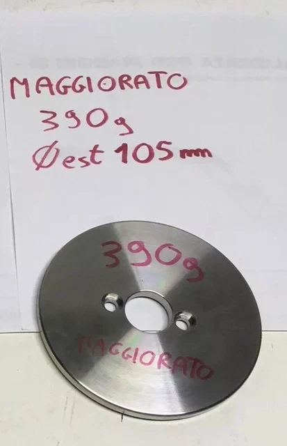 Rotore Selettra Pvl Piattello Diametro 105mm 390g  Scootercross Drag Pista
