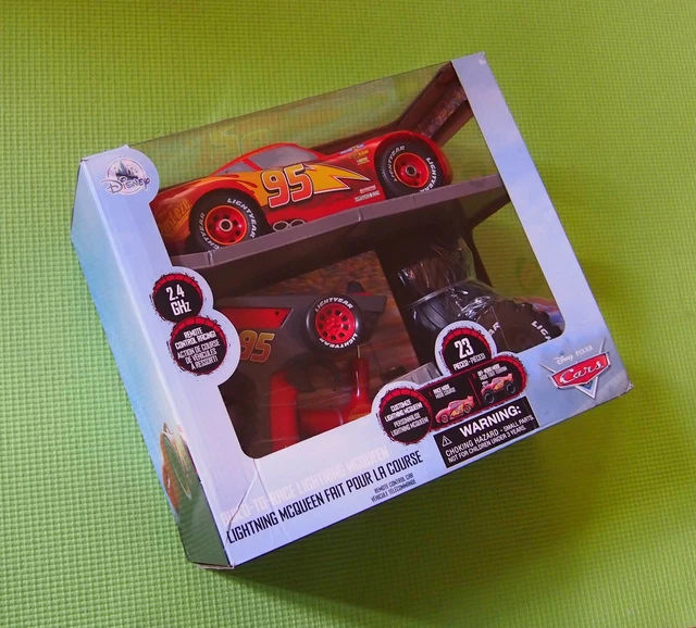 DISNEY PIXAR CARS Lightning McQueen-Build To Race Remote Control Car ...