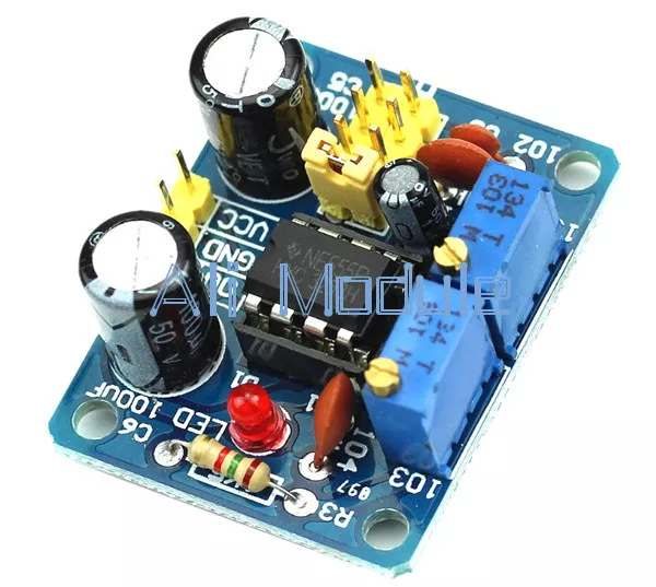 Hot NE555 Duty Cycle and Frequency Adjustable Square Wave Module DIY Kit