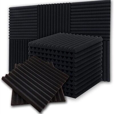 Acoustic Wedge Tiles Foam Panels Studio Acoustic Wall Pad Room Sound Absorbing
