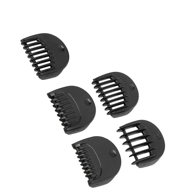 Paquete de 5 peines de cabeza de afeitadora de repuesto Braun BT32 con peines guía 1/2/3/5/7 mm