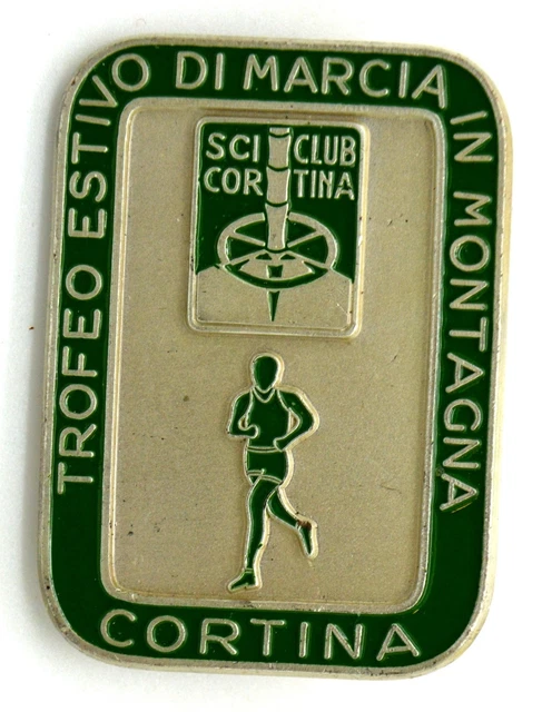 Broche Ski Club Cortina - Trophée Été De Vitesse En Montagne Cortina (E.Graner