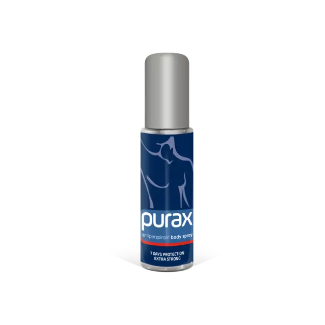 PURAX Spray Corporel Anti-transpirant 50 ml - Protection 5 Jours