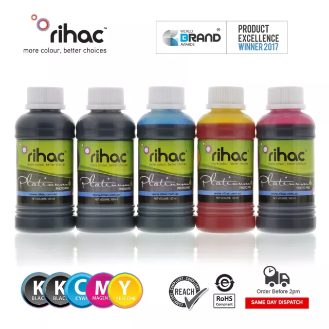 RIHAC Refill ink for CISS suits Canon CLI-8 PGI-5 cartridge IP4200 IP4300 IX4000