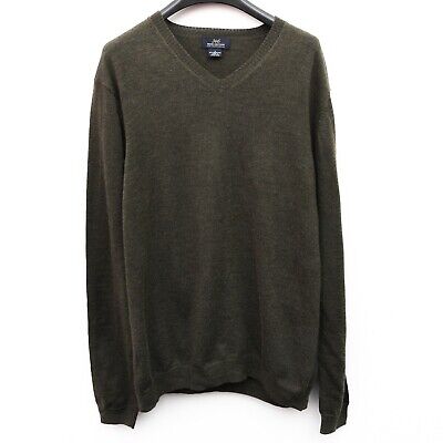 Brooks Brooks Brothers Pull Homme Grand Laine Merino Demi Fermeture Éclair Faux Cou 