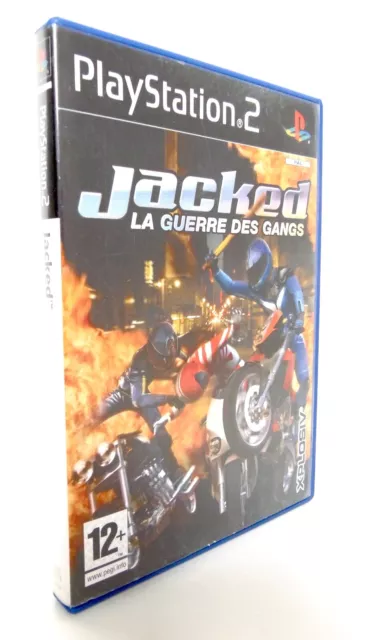COMPLET Jeu JACKED playstation 2 sony PS2 francais game combat course de  moto