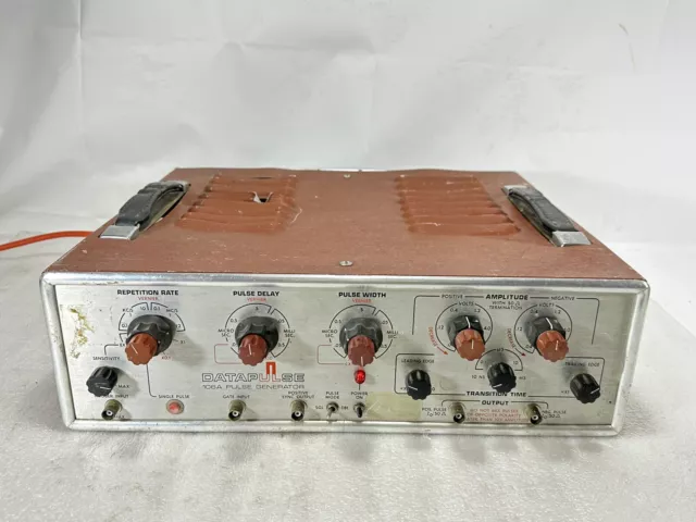 DataPulse 106A ~ Pulse / Signal Generator ~ PN: 37000-111 ~ Power On / Untested
