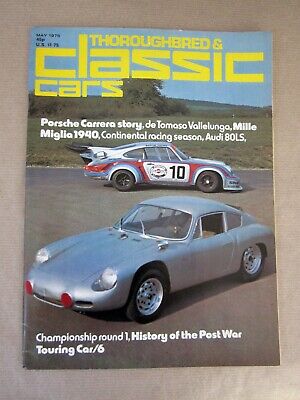 Thoroughbred And Classic Cars Magazine May 1975
