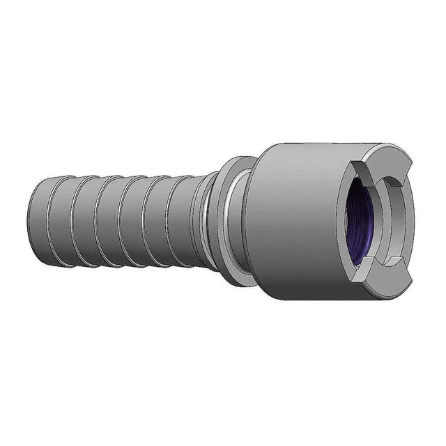 DIXON VALVE & COUPLING 4NS6 Quick Connect,Plug,1/2" Body,3/4" Barb