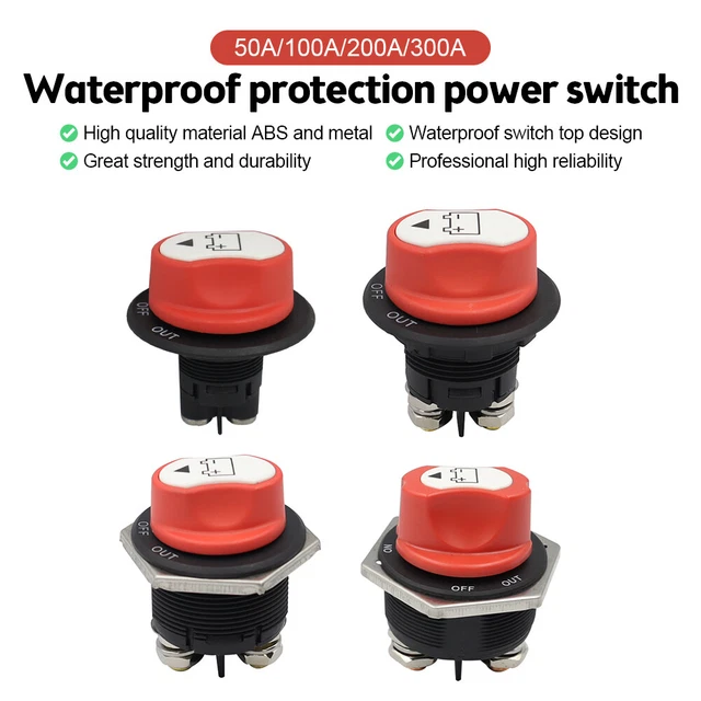 BATTERY SWITCH POWER Cut On/Off Master Disconnect Isolator Car Vehicle