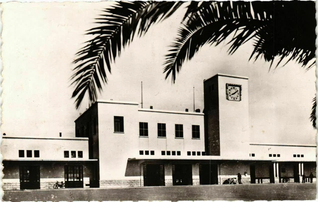 CPA AK Oujda - La Gare MOROC (964050)