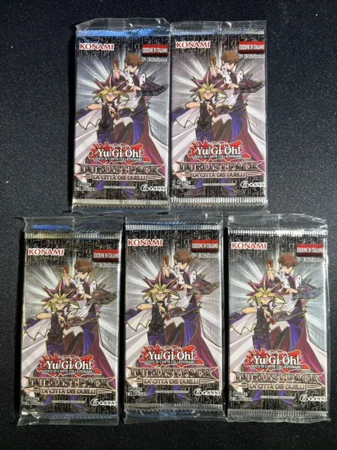 Yu Gi Oh Lotto Bustine Ita Pacchetti In Italiano la città dei duelli sealed yugi