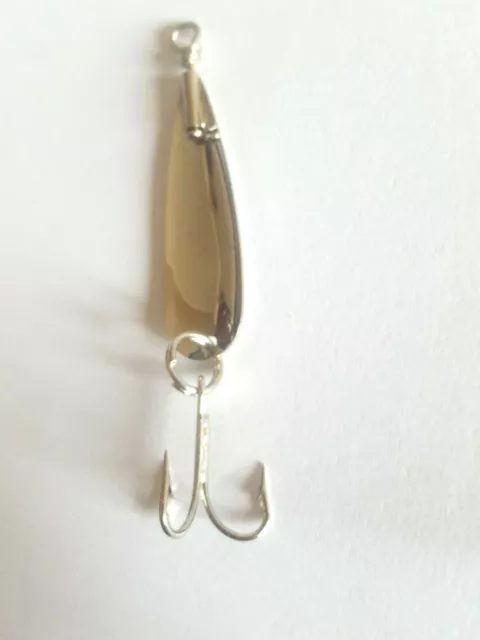 Spoon Lure Silver Smooth 2,5/4/7/8 Gr Trout Bass Aspio 3