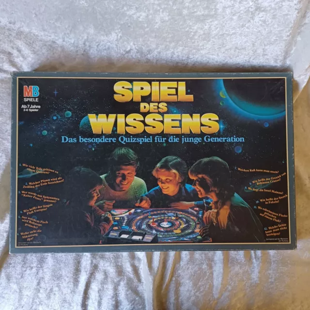 SPIEL DES WISSENS MB Spiele   große Ausgabe von 1984 vollständig, gut erhalten