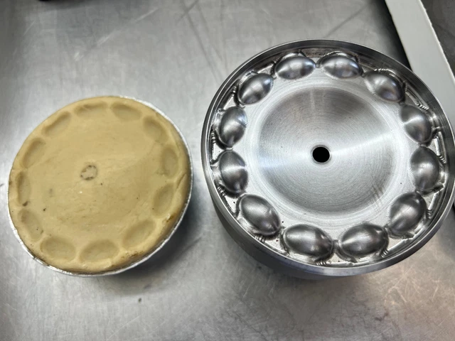 Pukka Pie Deep Thumb Print Crimped Lidder for John Hunt Little Champion Stamper