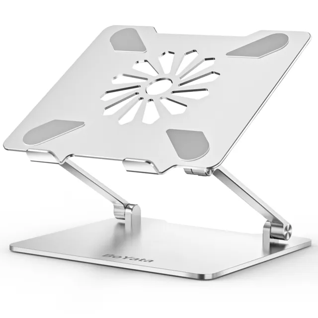 Laptop Stand Adjustable Computer Stand for Desk Ergonomic Aluminum Holder up 14"