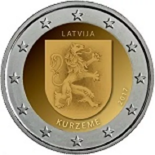 Lettonie 2 Euro Commemorative 2017 Unc Region Kurzene