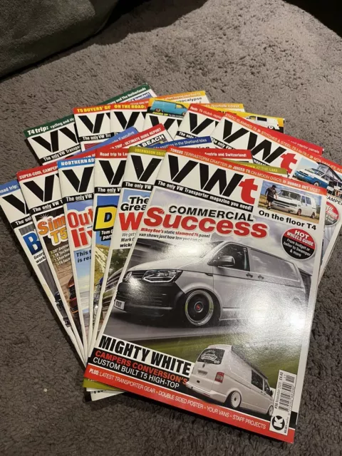 VWt Magazines Job Lot 2020 12 Issues. Volkswagen Transporter Magazines