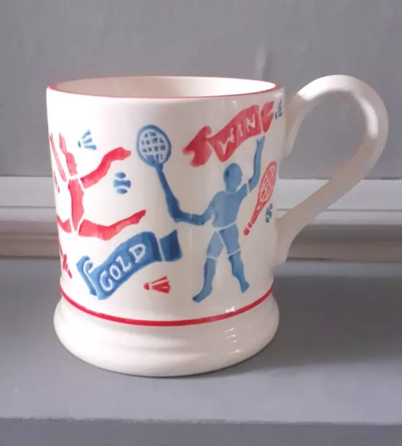 Emma Bridgewater Mug Cup Sports London 2012 Olympics Sporting England Half Pint