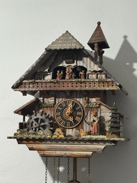 RELOJ DE CUCO Suizo antiguo para coleccionistas EUR