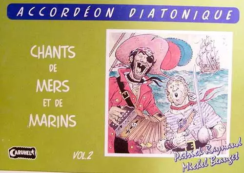 Fisarmonica Diatonica Tablatures Chants De Marins N.2 Nuovo Con CD