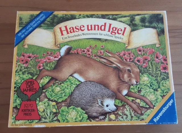 Hase und Igel Brettspiel mit Kassette, Spiel des Jahres 1979 Ravensburger TOP