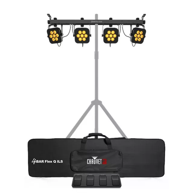 Chauvet DJ 4Bar Flex Q ILS All-in-One Quad-Color LED Light Bar System