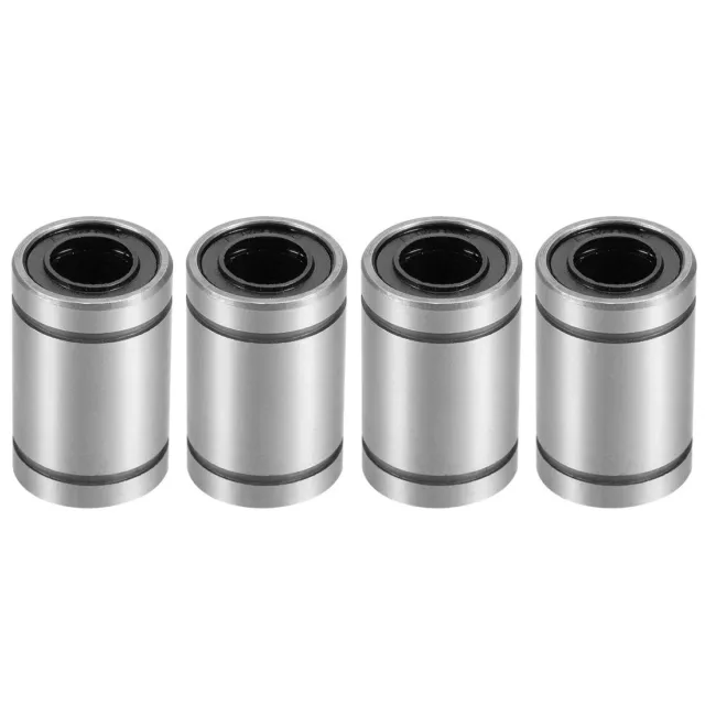 4Pcs LM8UU Linear Ball Bearings 8mm Bore Dia 15mm OD 24mm Length