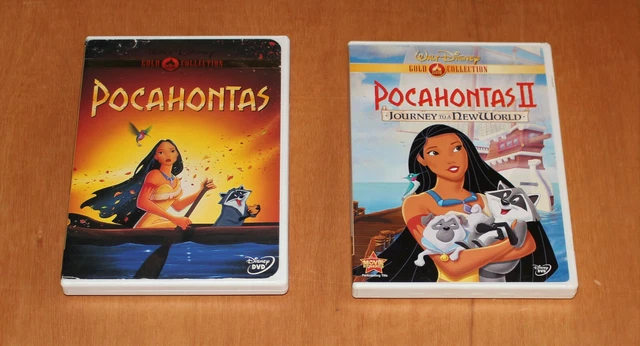 Disney Dvd Lot: Pocahontas Gold Edition 1 & Pocahontas Ii Journey To A New World