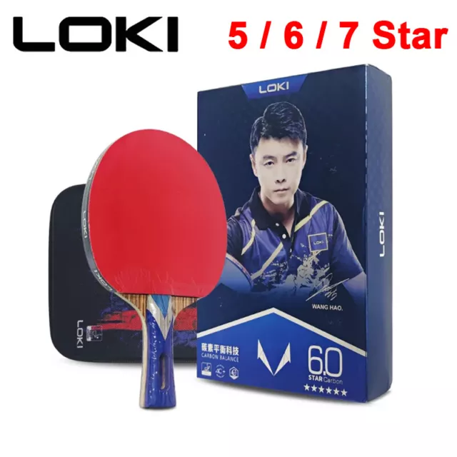 Loki RXTON Professional 5/6/7 Star Table Tennis Racket Ping Pong Rackets Bat