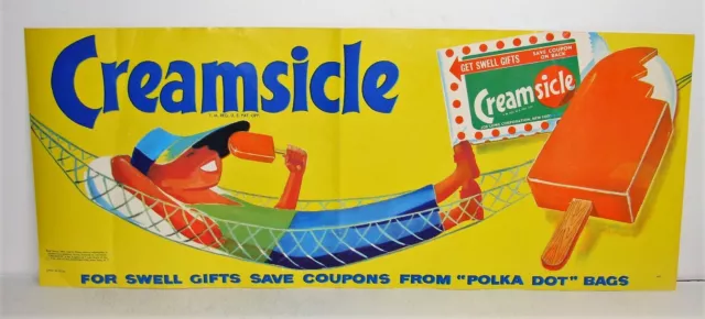 Orig 1956 Swell Products - Creamsicle - Popsicle Pete - Swell Advertising Poster