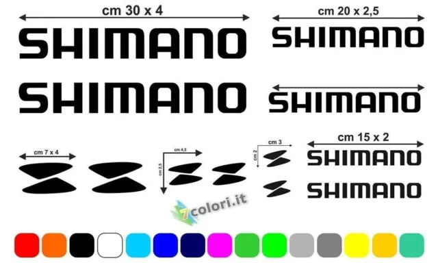 Kit de pegatinas de vinilo SHIMANO tuning para cuadro de bicicleta de Shimano