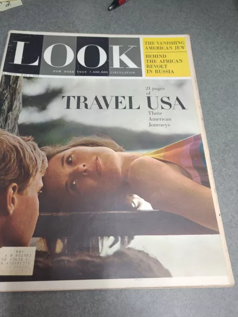 Look Magazine May 5, 1964 Travel USA Three American Journeys Vintage Africa 3