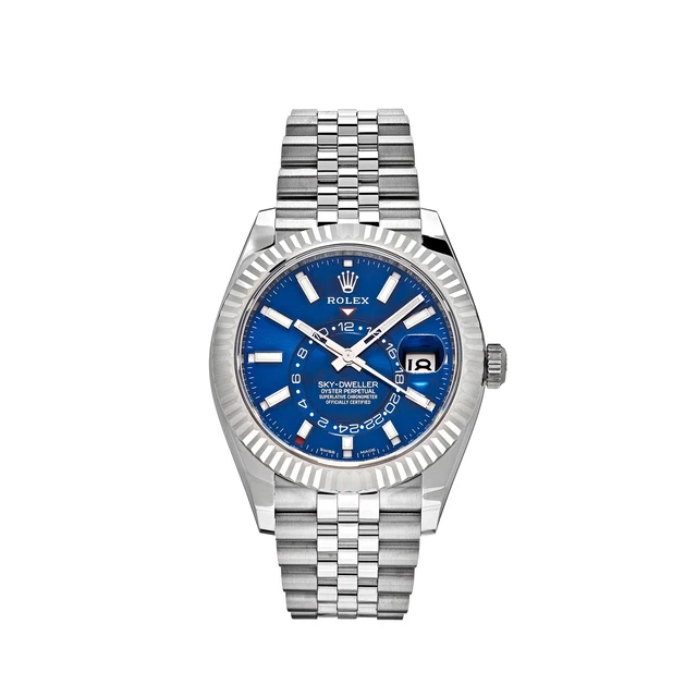 Rolex Sky-Dweller Stainless Steel Blue Dial Men's Watch Jubilee Bracelet 326934 Rolex Sky-Dweller Stainless Steel Blue Dial Men's Watch Jubilee Bracelet 326934