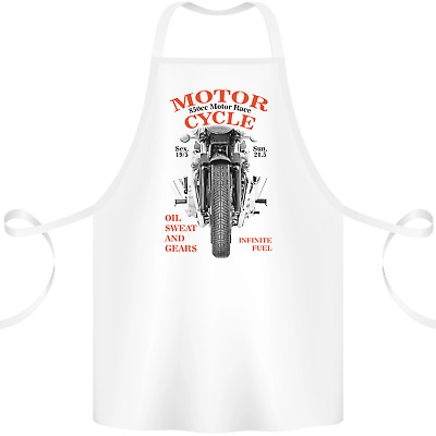 850cc Motor Race Biker Motorcycle Motorbike Cotton Apron 100% Organic