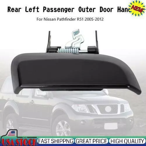 Rear Left Passenger Outer Door Handle For Nissan Pathfinder R51 2005-2012 H2