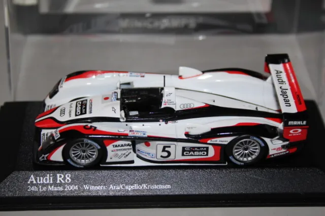 AUDI R8 N°5 Vainqueur Le Mans 2004 ( Minichamps ) 1:43
