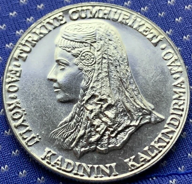 1980 Turkey 1 Lira Coin GEM BU FAO  ( 13K minted ) High Grade World Coin  #ZM90