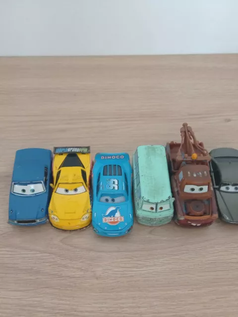 Lot de 6 voitures métal - Disney Cars Rare (G)
